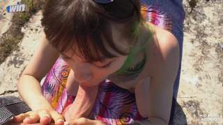 Blowjob as a bribe - the nudist had to serve the guard of the fort _ NIGONIKA _ BEST PORN.mp4