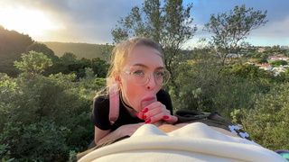 Горячее видео с минетом и случайными зрителями