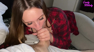 Accidentally cum in student throat after class - Candy Milady.mp4