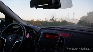 Helped the beauty on the street thanked with a blowjob in the car . PassionMelody.mp4