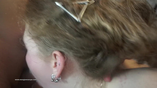 Страстный переход от дрочки ножками к жесткому траху и кремпаю